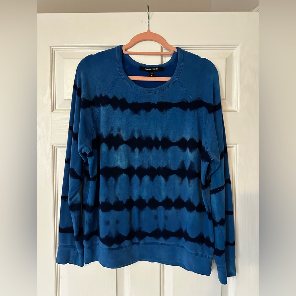 Fifteen Twenty Blue and Navy Women’s Crewneck Sweater